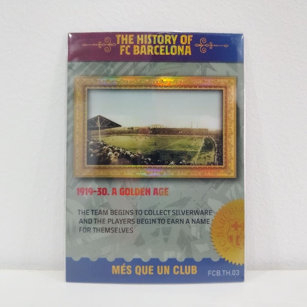 Official FC Barcelona 1919-30 A Golden Age The History of FC Barcelona Chrome FCB.TH.03