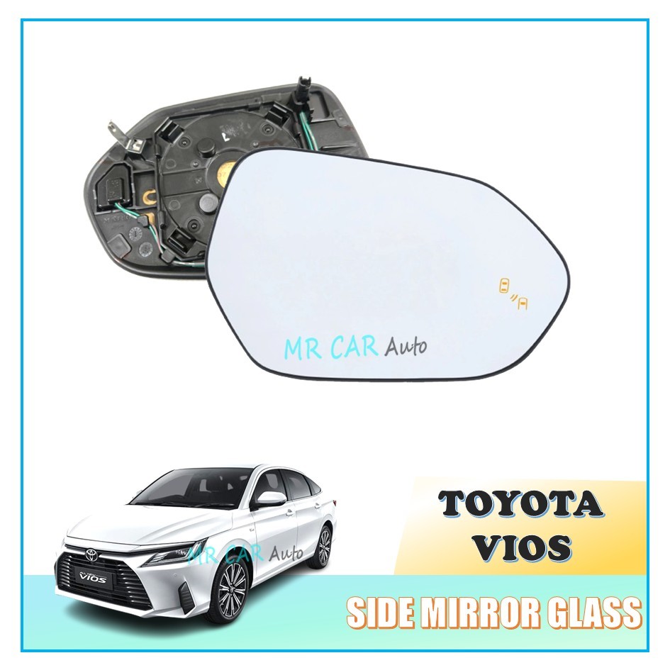TOYOTA VIOS NGC102 AC100 2024-2026 กระจกมองข้างพร้อม BSM