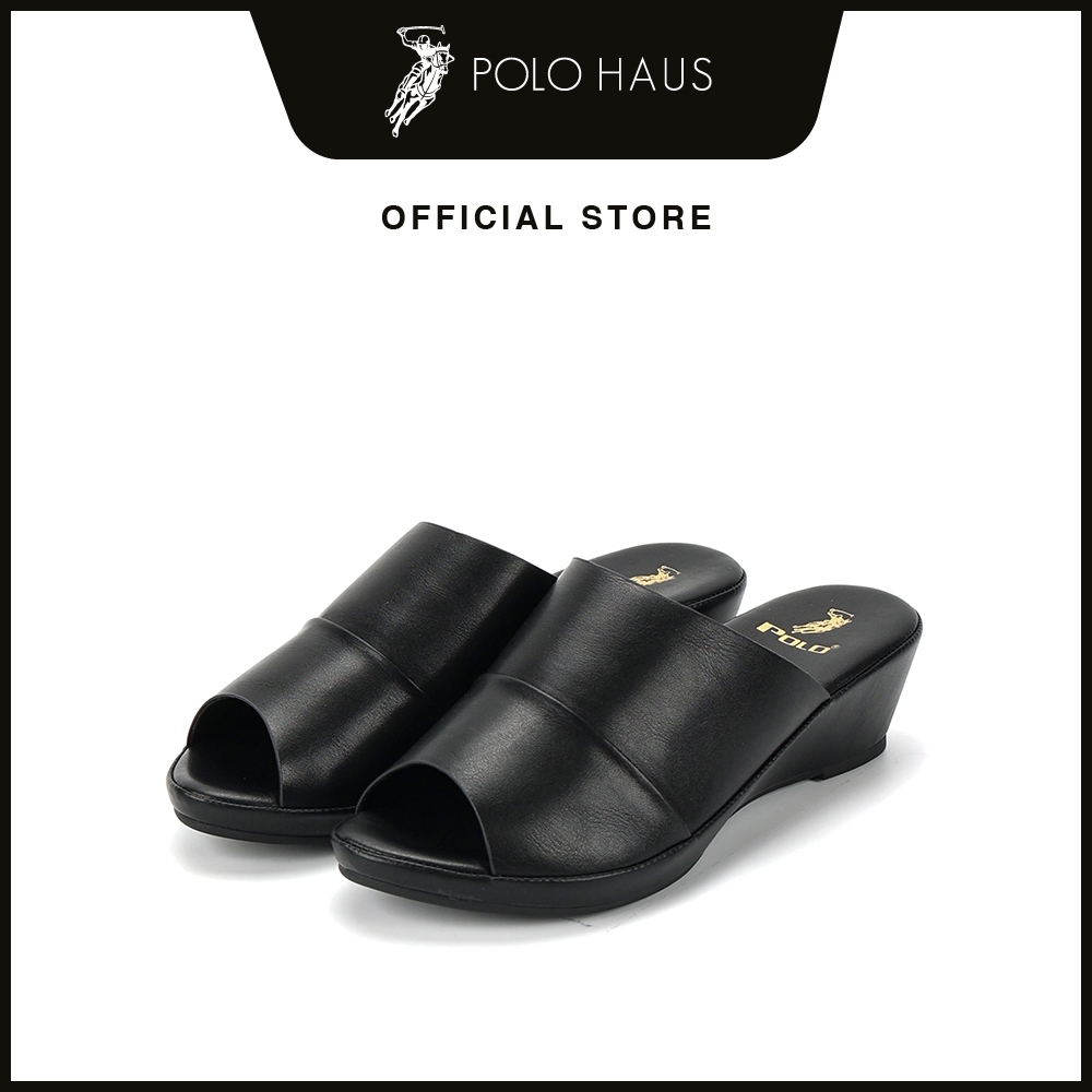 POLO Ladies Eevee Platform Wedges -P82407-CV01SV-1-BLACK