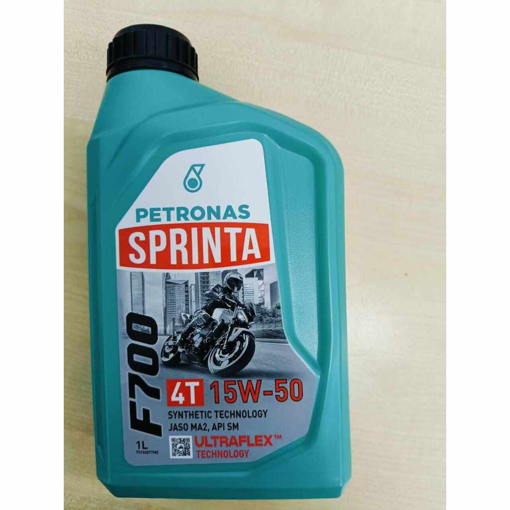 PETRONAS F700 4T 15W50 มอเตอร์ดํากึ่งสังเคราะห์