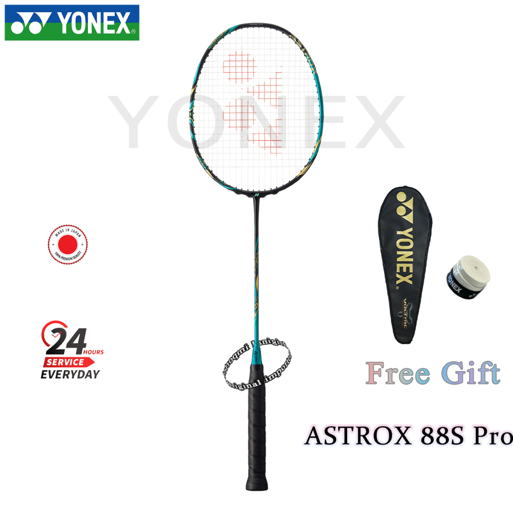 YONEX ASTROX 88S Pro / 88D Pro.badminton Sports Racket 4U 26-30 ปอนด์คาร์บอนไฟเบอร์กีฬาสําหรับผู้ใหญ