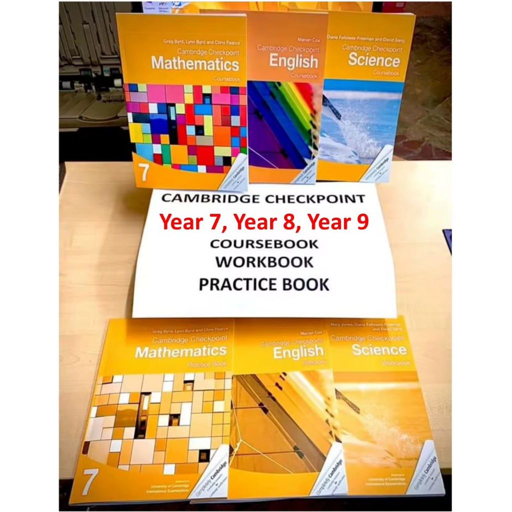 Igcse Year 7/8/9 หนังสือเรียนและสมุดงานล่างรอง