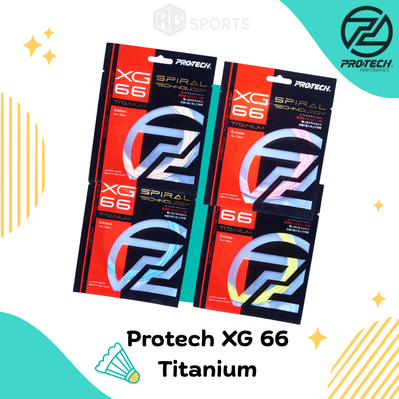 สายแบดมินตัน Protech XG66Ti