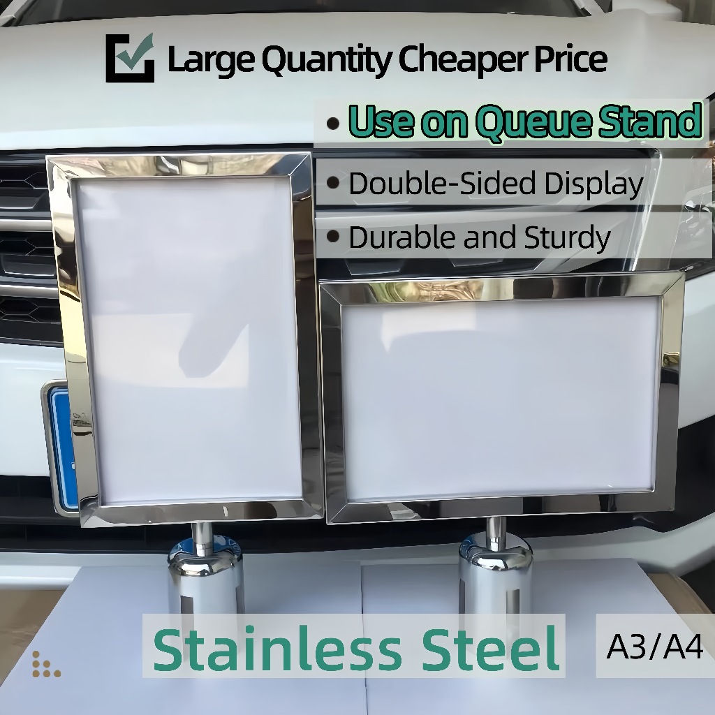 Quue Stand Display Frame A4 A3 signage Frame Quue Up (Q-UP) Stand Display Board Sign Frame Protocol 