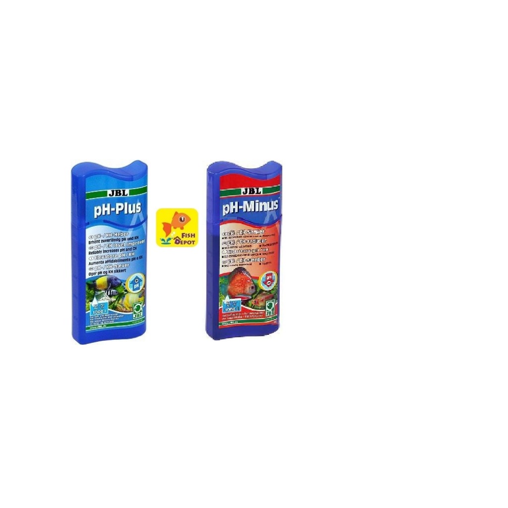 JBL pH Plus / pH Minus 100ml pH Up Down Adjuster สําหรับพิพิธภัณฑ์สัตว์น้ํา Raise หรือ pH ล่างสําหรั