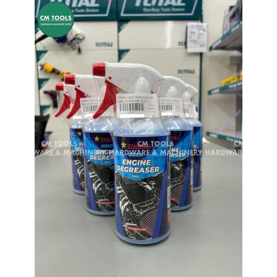 STARWILL EDGS0.5 น้ํายาล้างเครื่องยนต์ 500g c/w ปั๊มสเปรย์ (1 ขวด)