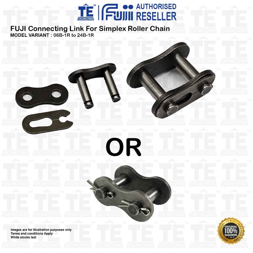 FUJI Connecting Link สําหรับ BS / DIN Simplex Roller Chain ( 06B-1R ถึง 24B-1R)