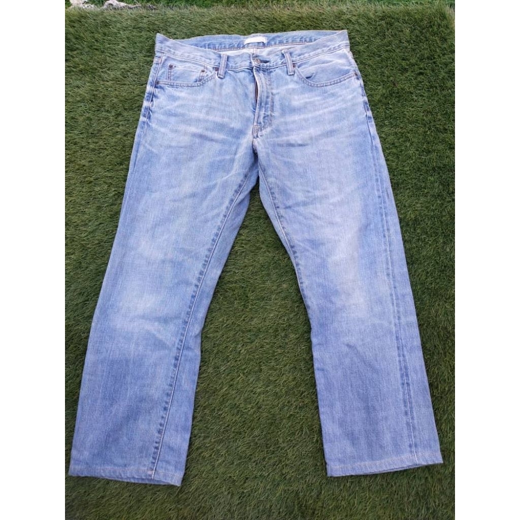 UNIQLO EDWIN กางเกงยีนส์ UNICORN หัวผ้าญี่ปุ่น WANGLER