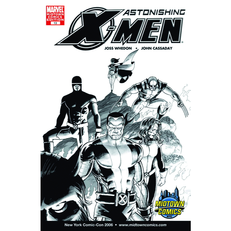 ASTONISHING X-MEN 13 MIDTOWN COMICS พิเศษ