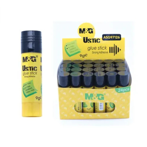 [1 หลอด ] M&G Ustic Glue Stick กาวติดแน่น PVA วัสดุ 9g กาวแท่ง