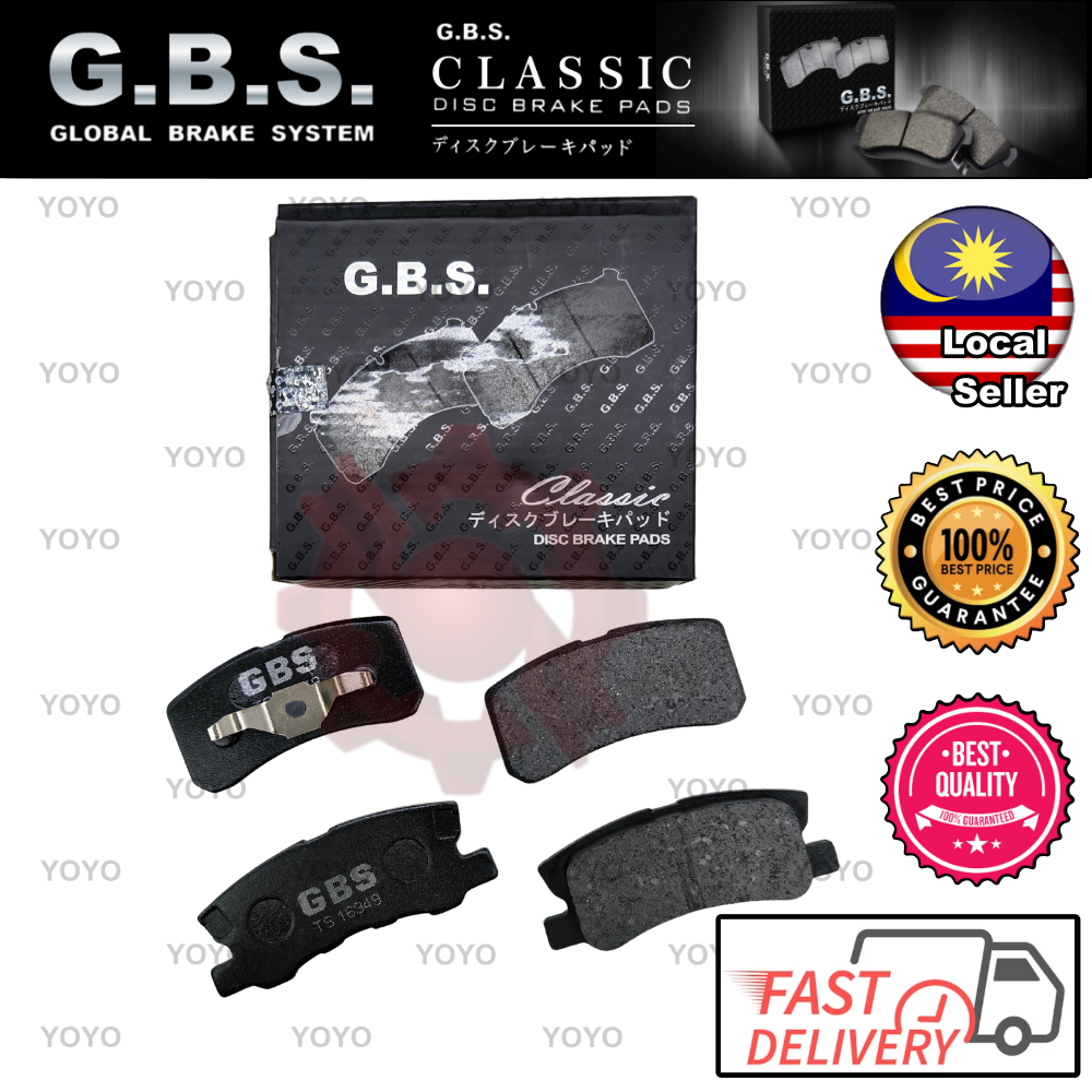 ผ้าเบรค Mitsubishi ASX 2010-, Pajero V63W/V73W 3.0, Grandis NA4W 2.4/3.0 GBS (REAR) (6106)