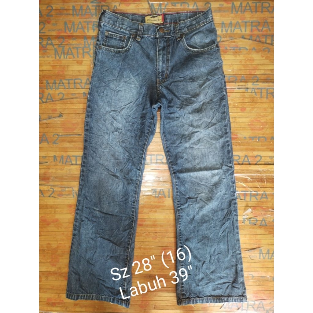 Old Navy Jeans Vintage Baggy /Boot Cut Style Sz 28" (16)