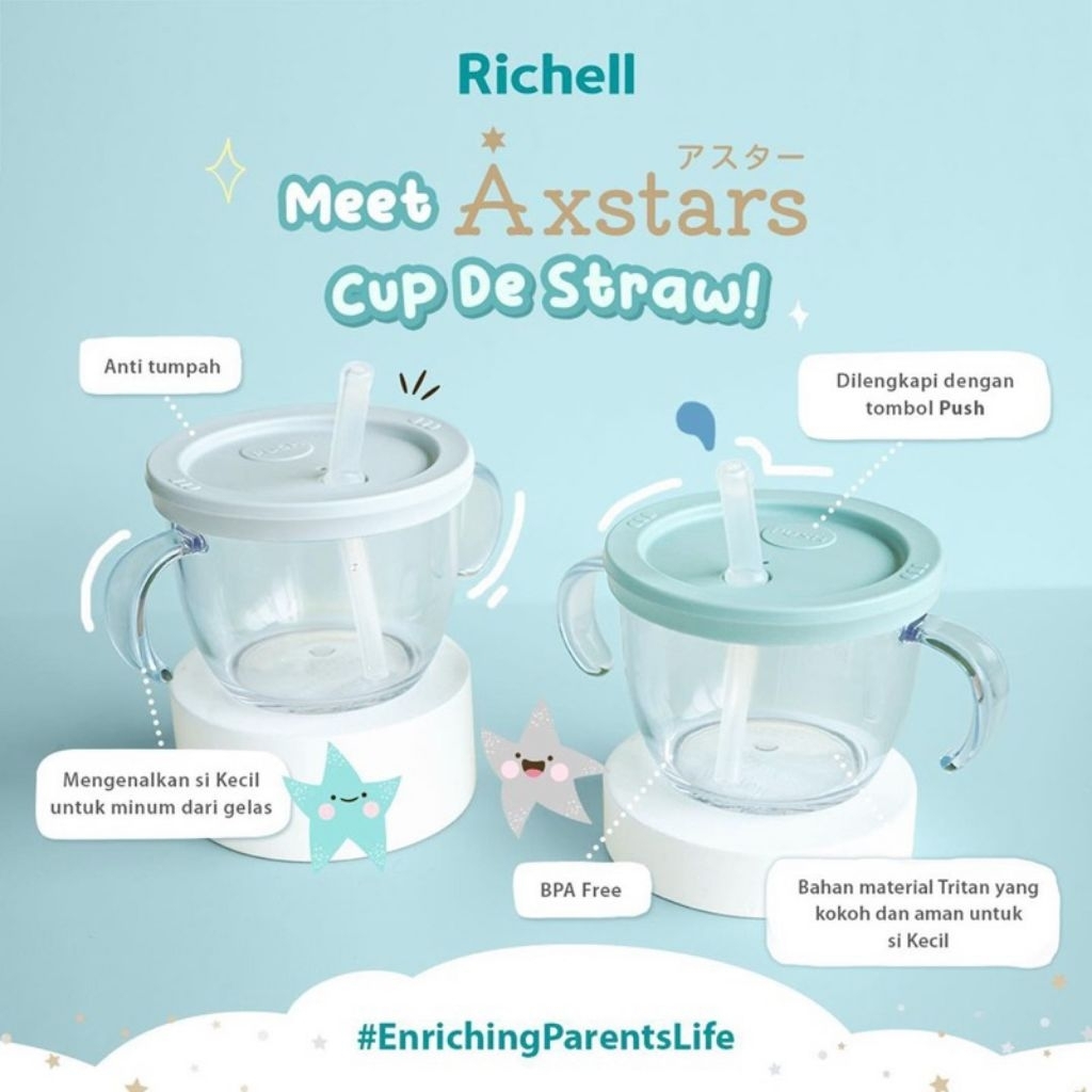 Richell Axstars Cup De Straw Training