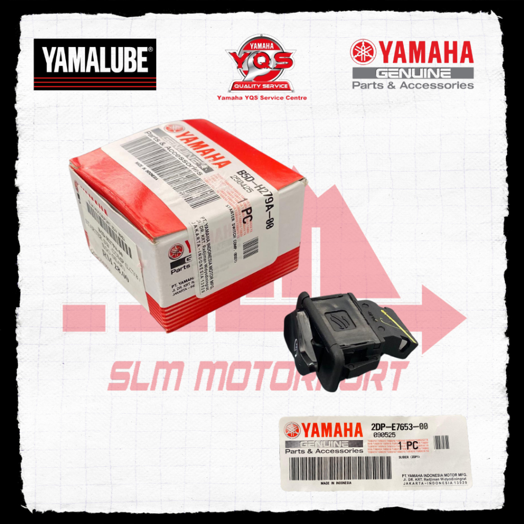 LC135 Fi V8 EGO GEAR HANDLE SWITCH ปุ่ม STARTER ปุ่มสวิตช์ B5D-H279A-00