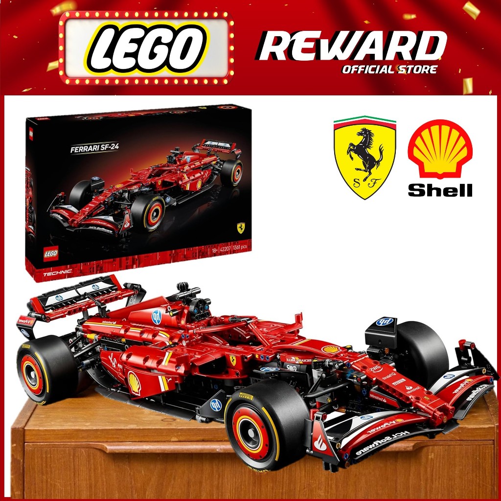 รถ LEGO Technic 42207 Ferrari SF-24 F1 (1361 ชิ้น)