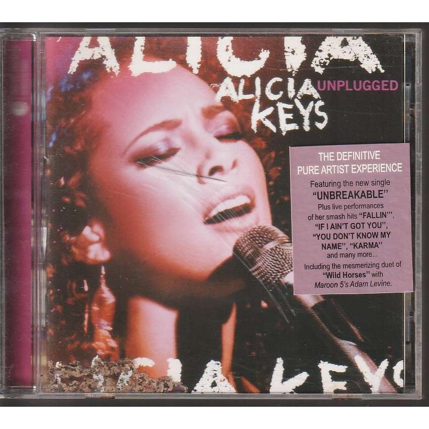 CD ALICIA KEYS : UNPLUGGED GOT DAMAGE ON COVER