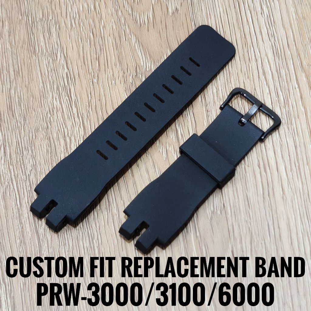 CUSTOM FIT CASIO PRW-3000/3100 PRW-6000 PROTREK REPLACEMENT BAND.FREE TOOLS.