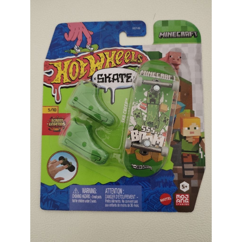 Hot Wheels Skate Screen Legends Minecraft Creep