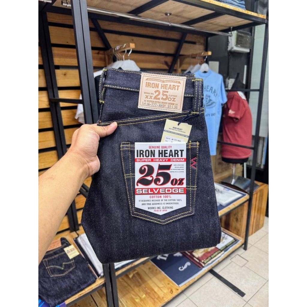 IRONHEART IH555XHS 25oz HEAVYWEIGHT DENIM