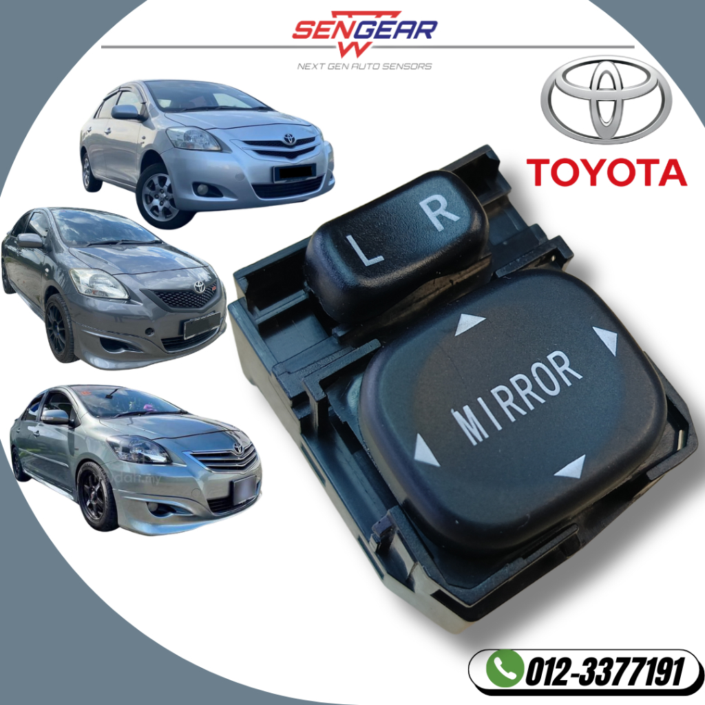 NO AUTO FOLD* TOYOTA DYNA WU600 WU700 WU720 XZU710 XZU720 สวิตช์ควบคุมกระจกมองข้างแบบแขวน