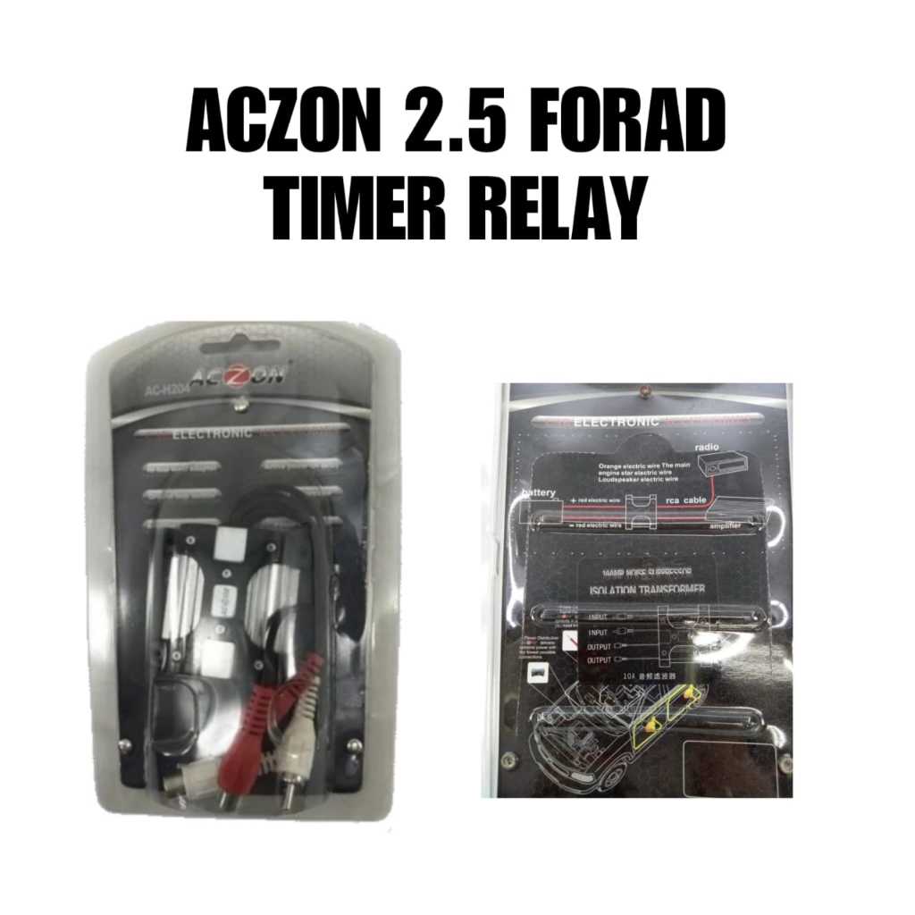 ACZON 2.5 FORAD TIMER RELAY [ ไซเรน 128 ]