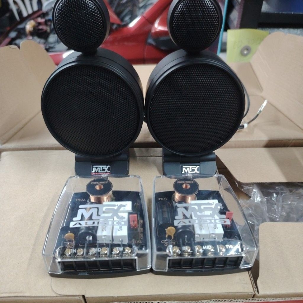 MTX AUDIO ระบบลําโพง 2 ทาง ฝาครอบกว้าง ip632 มาพร้อมครอสโอเวอร์