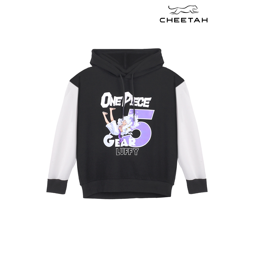 Cheetah Kids One Piece Oversize Fit เสื้อฮู้ดแขนยาวสําหรับเด็กผู้ชาย - CJ-60158