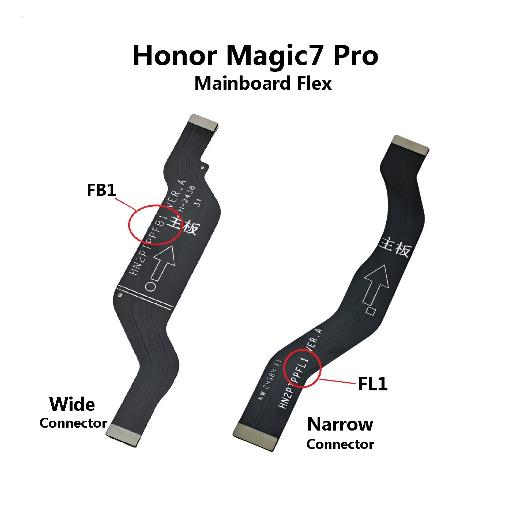 Honor Magic 7 Pro / Magic7 Pro / Magic7Pro ( PTP-N49, PTP-AN10 ) เมนบอร์ดเมนบอร์ดหลัก Flex Cable Rib