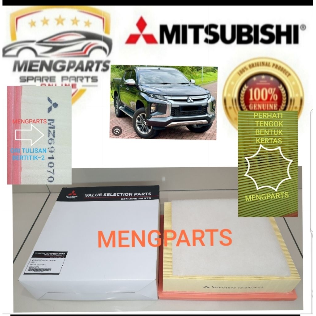 MIT TRITON KLIT KK1T 4N15 2.4cc 2015Y-2024Y กรองอากาศ PERNAPIS UDARA MZ691070
