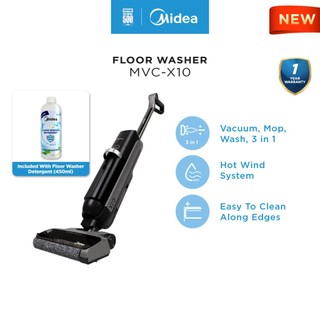 Midea MVC-X10 Floor Washer / Wet & Dry Cordless Vacuum Cleaner With Self-Cleaning Function & Hot Wind System