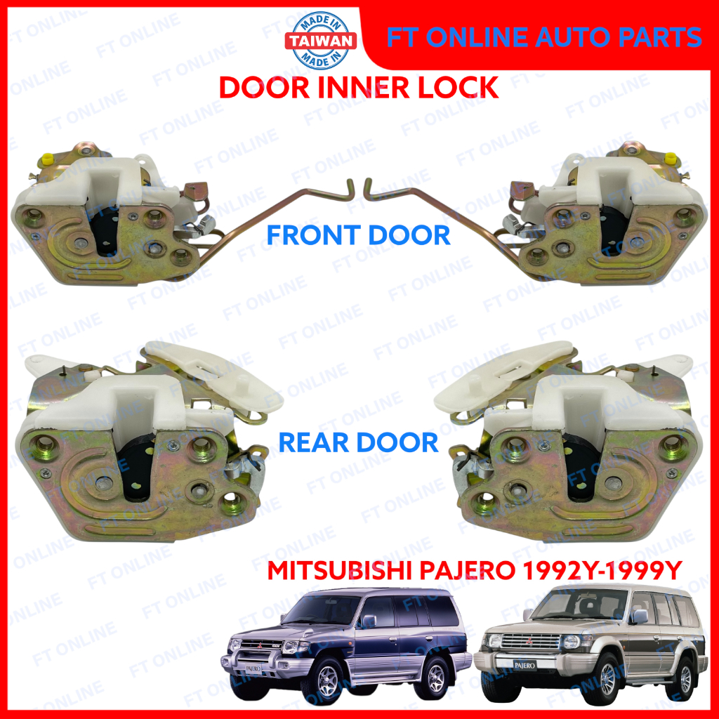 MITSUBISHI PAJERO 1992-999 SJ45 V31 V32 V34 V43 V44 V45 V46 ประตูล็อคภายใน/สลัก 1993 1994 1995 1996 