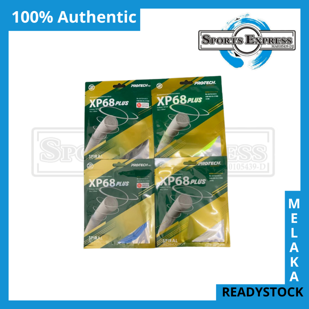 สายแบดมินตัน Protech XP68 Plus Tali Raket [100 ป้าพิเศษ ]- Sports Express