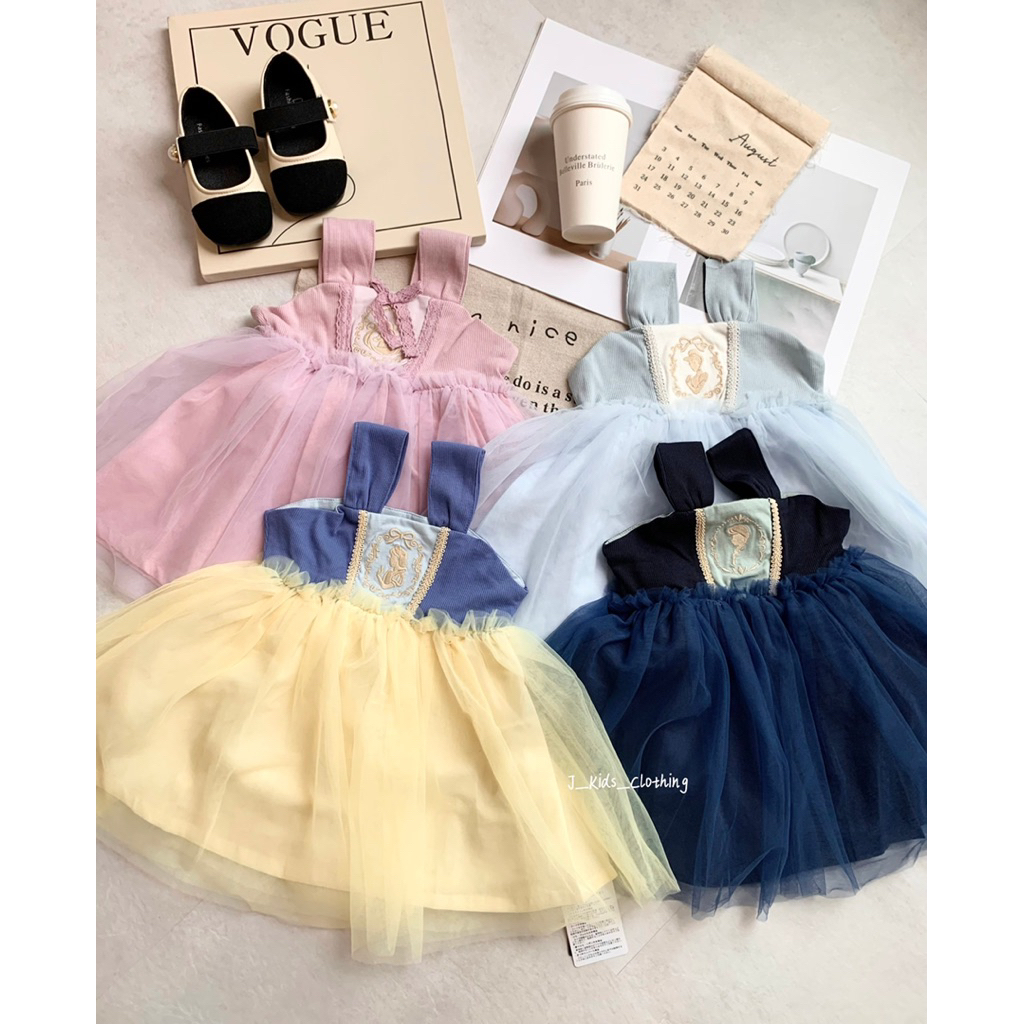 J508 Disney Baby Girl Dress ชุดคนรักคนรักกระโปรง