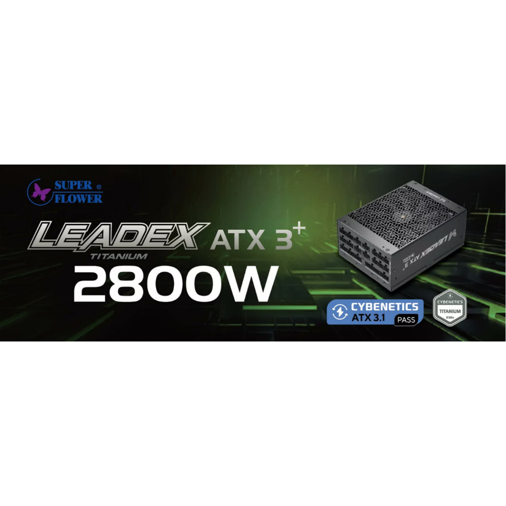Super Flower Leadex Titanium 2800w PCIE 5.1 ATX 3.1 Full Modular (SF-2800F14HP) PSU แหล่งจ่ายไฟ