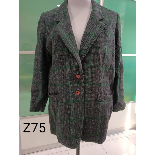 Z75 PREMIUM PRELOVED PLAIDS เบลเซอร์ดีไซน์วินเทจ