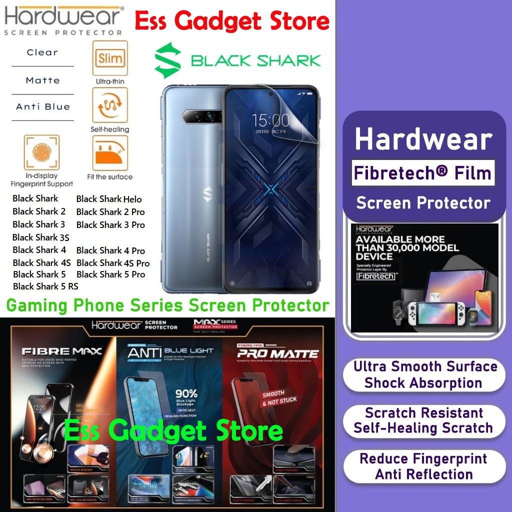 Hardwear ฟิล์มไฮโดรเจลป้องกันหน้าจอ Black Shark 1 BS Helo BS 2 3 4 4 Pro 4S 4S Pro 5 5 Pro 5 RS