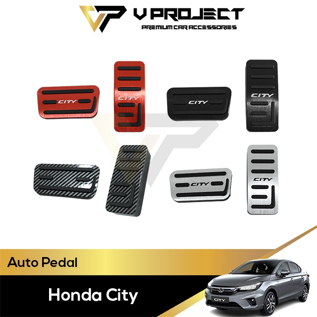 Honda City GN2 7th Gen Hatchback Auto Pedal Carbon สีดําเงินสีแดงกีฬา 2020 - 2025 GN MK7 V โครงการรถ