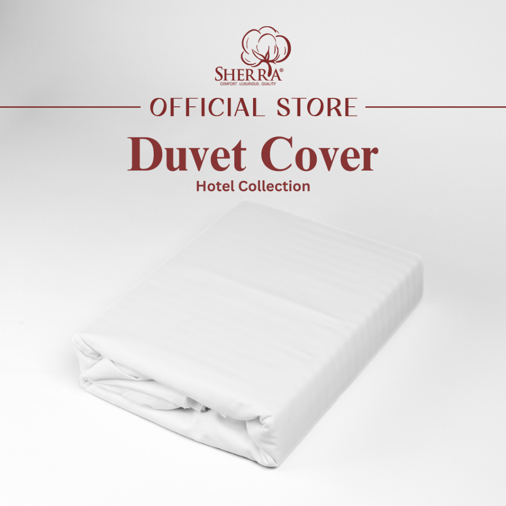 SHERRA ปลอกผ้านวม 1 ซม. Stripe Hotel Collection 300 เส้นด้าย