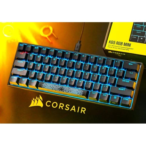 CORSAIR K65 RGB MINI 60% คีย์บอร์ดเกมมิ่งแบบกลไก CHERRY MX SPEED