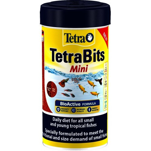 TETRA Bits พิพิธภัณฑ์สัตว์น้ําอาหารปลาขนาดเล็ก