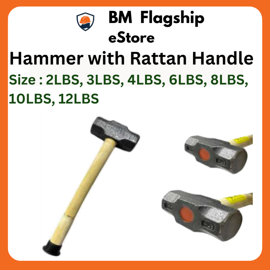 ค้อนหวาย Tukul Rotan 2LBS , 3LBS , 4LBS , 6 LBS , 8LBS , 10LBS , 12LBS