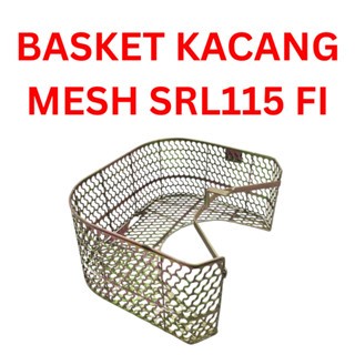 SRL115 FI ตะกร้า ตะกร้าถั่วลิสง 88 เหล็กหนา Raga BASKET BEAN MESH RAGA 88 MOTORCYCLE GOLD