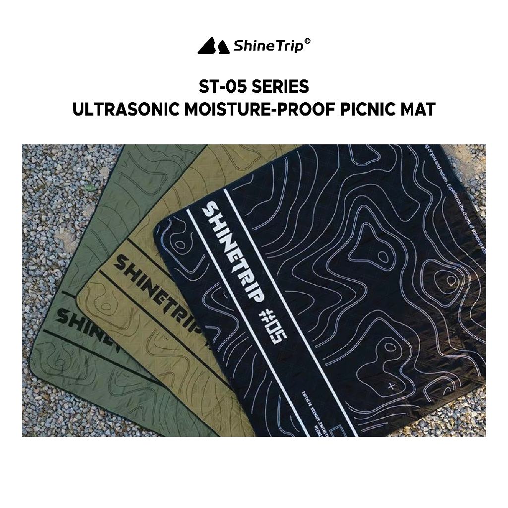 SHINETRIP เสื่อปิกนิกกันความชื้นฟิล์มอลูมิเนียมอัลตราโซนิก A536-H0S / D0S / T0S / H0M / D0M / T0M / 