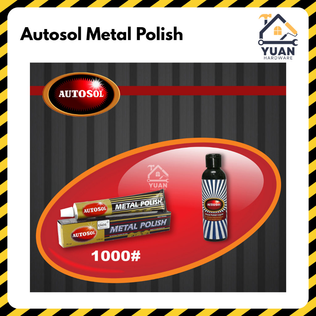 75ml Autosol Metal Polishing Rush Remover Chrome Clearner