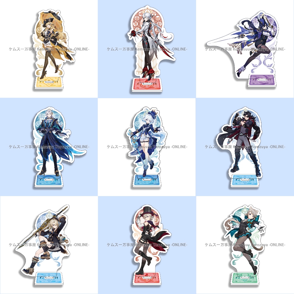 Anklet Genshin Series [ 4.0 Fontaine ] ขาตั้งอะคริลิคอนิเมะ ACG สองด้าน / ขาตั้งอะคริลิค / ขาตั้งอะค