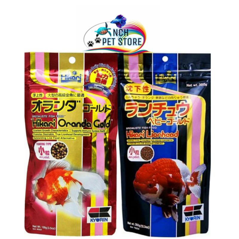 HIKARI ORANDA GOLD 300G/LIONHEAD 350G FLOATING MINI PELLET ปลา