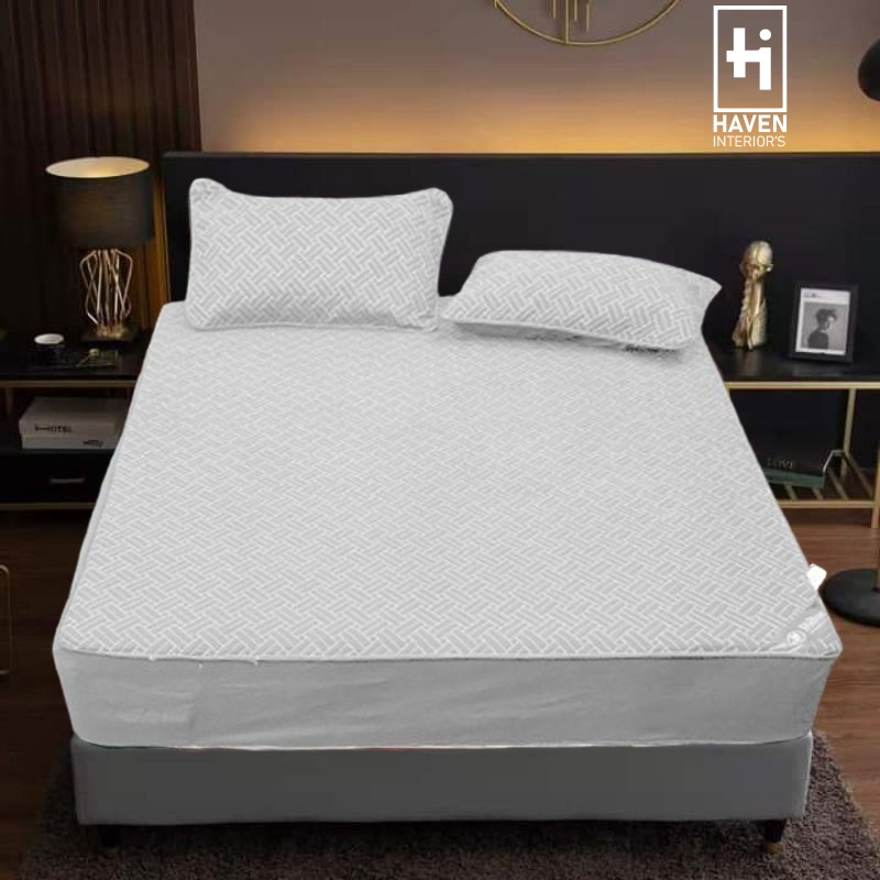 CADAR HILTON QUEEN & KING 3IN1 1200 การออกแบบนับเกลียวสําหรับ| Queen & king Bed Decor Patchwork