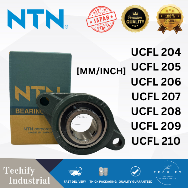 NTN UCFL204 UCFL205 UCFL206 UCFL207/208/209/210 MM/INCH PILLOW BLOCK BEARING