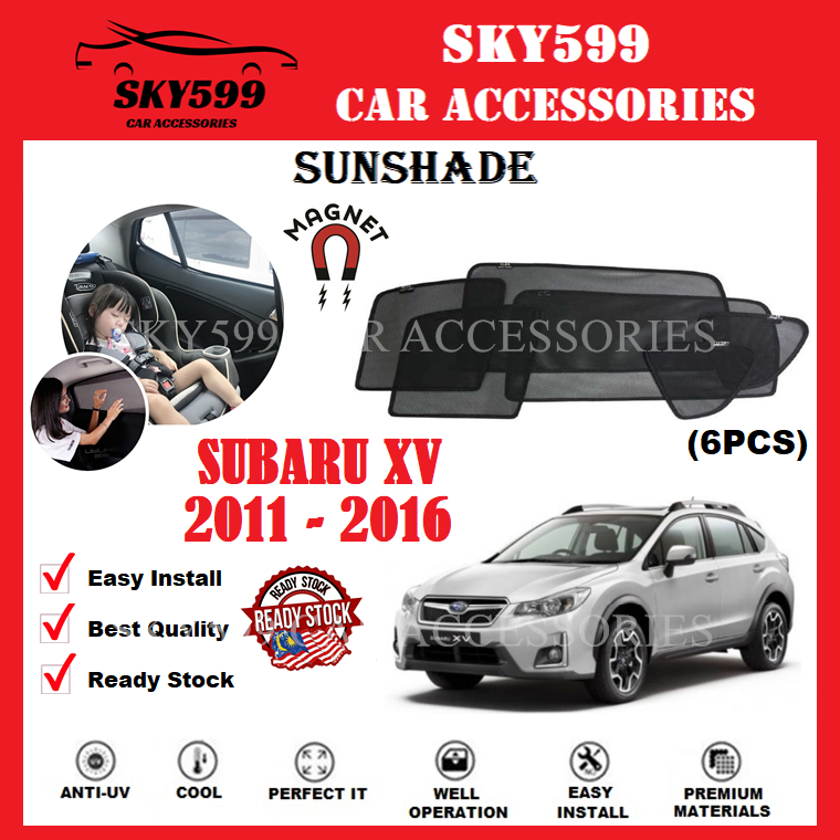(Magnetic)Subaru XV 2011-2016 ม่านบังแดด Epic [6 ชิ้น]