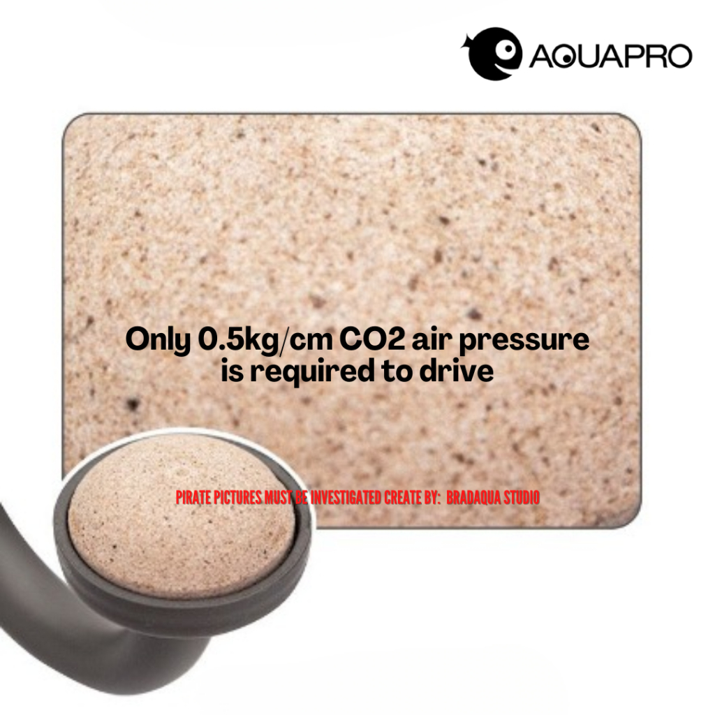 AQUAPRO CO2 Diffuser, Aquarium Stainless Steel CO2 Diffuser Atomizer with Suction Cup for Aquarium Planted Fish Tank ราคา ถูกที่สุด ดีลบีเคเค แกลเลอรีภาพที่ 3